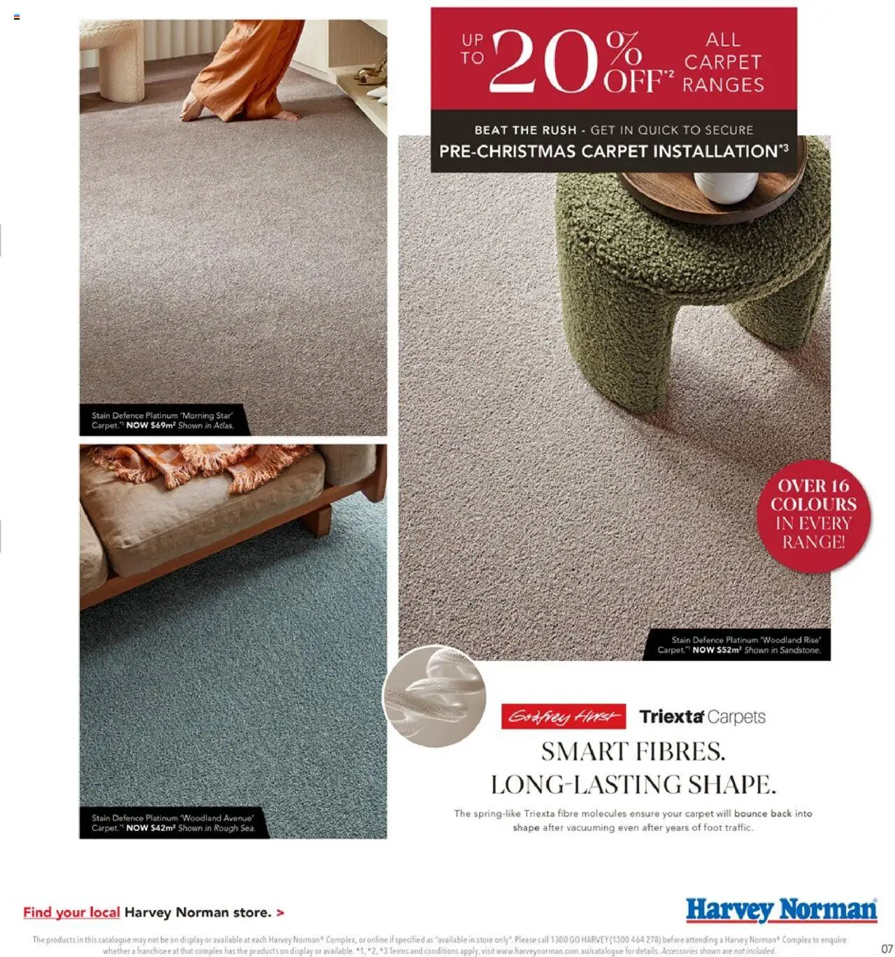 Harvey Norman catalogue - valid from 02.10.2025 | Page: 7 | Products: Carpet, Accessories