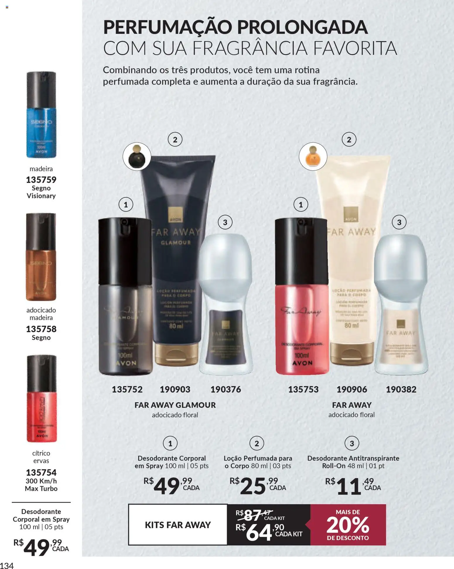 Avon Folheto - válido de 18.02.2026 | Página: 134 | Produtos: Fragrância, Desodorante