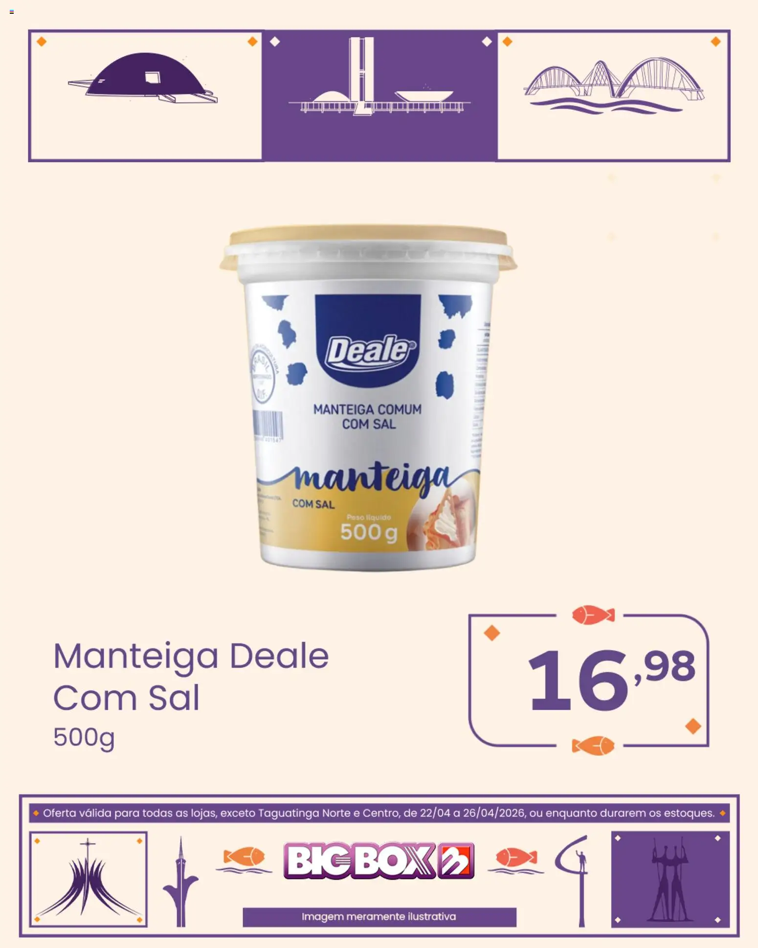 Big Box Folheto - válido de 22.04.2026 | Página: 6 | Produtos: Manteiga, Sal