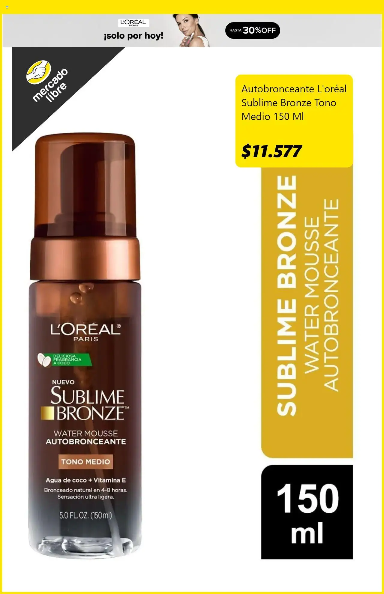 Mercado Libre ofertas  │ válido desde el 11.08.2025 | Página: 6 | Productos: Mousse, Agua
