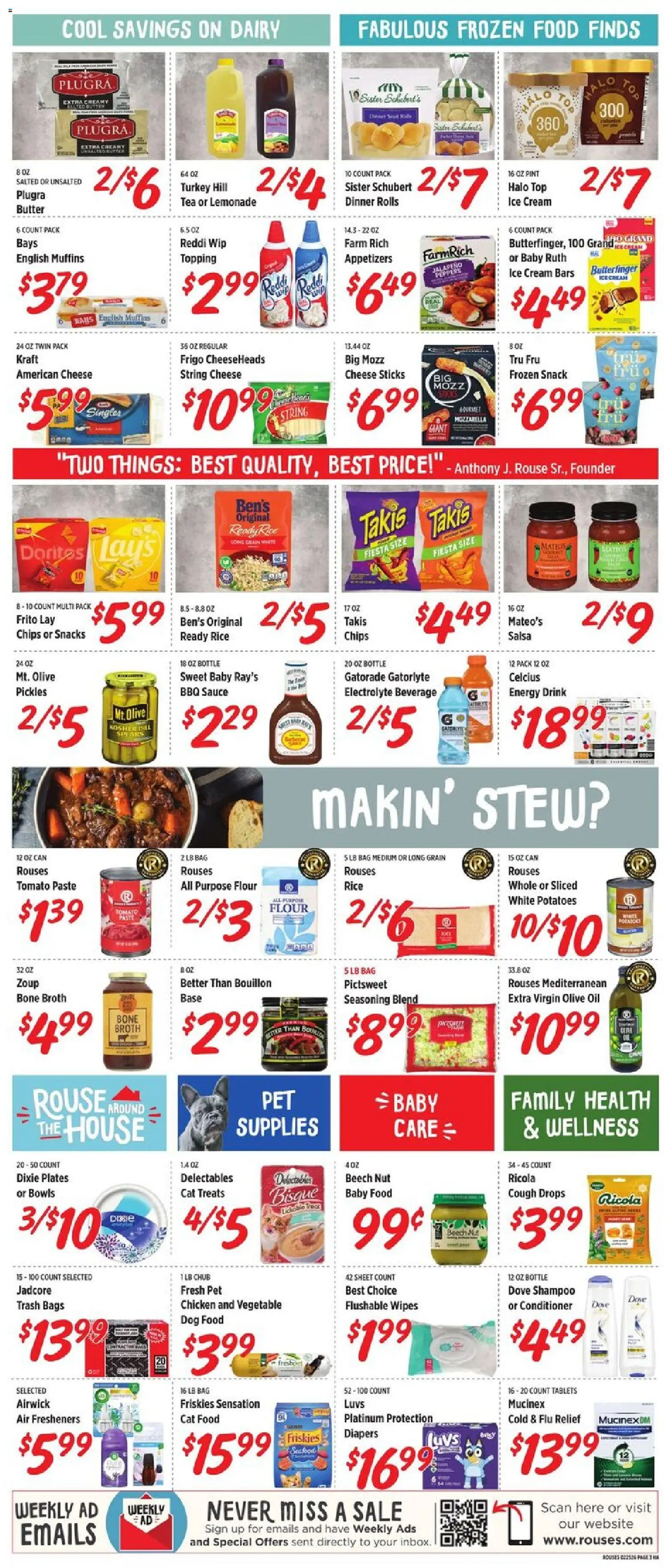 Rouses Grand Opening - valid from 25.02.2026 | Page: 5 | Products: Tea, Chips, Baby food, Sauce