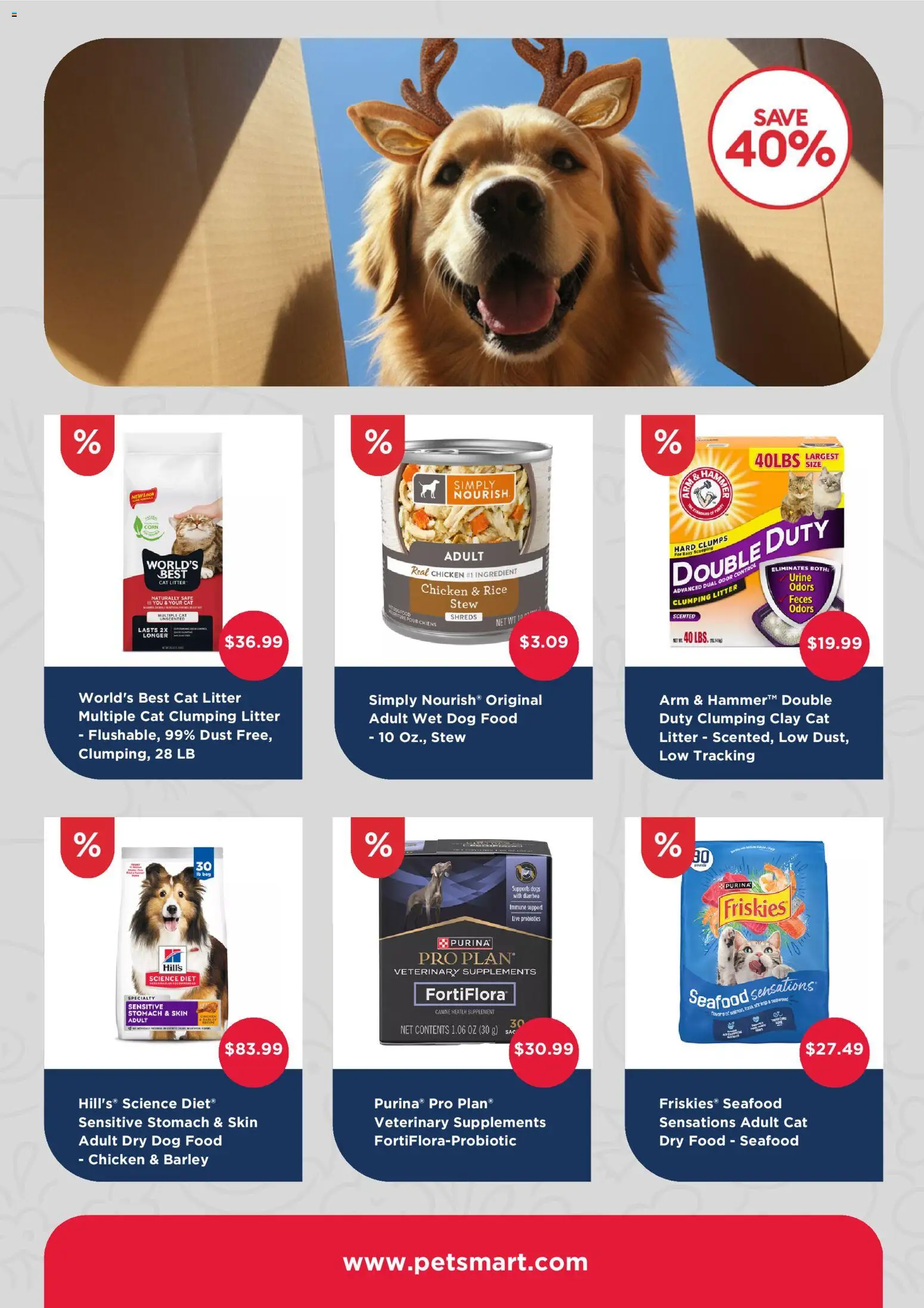 Petsmart Weekly Ad - valid from 08.12.2025 | Page: 5 | Products: Probiotics, Corn, Cat Litter, Rice