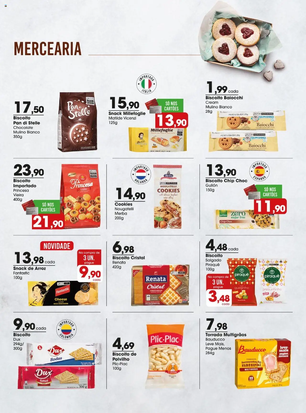 Zaffari Folheto - válido de 29.07.2025 | Página: 7 | Produtos: Chocolate, Arroz, Açúcar, Cookies