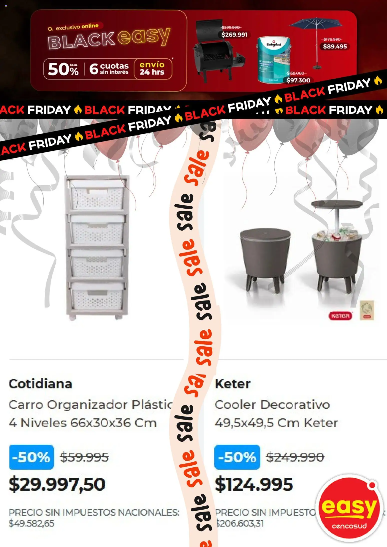 Easy - Black Friday │ válido desde el 20.10.2025 | Página: 3 | Productos: Organizador, Carro organizador