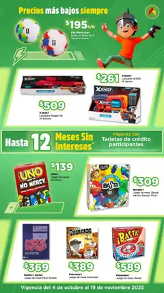 Vista previa de Bodega Aurrerá - Folleto Juguetirama , nuevo folleto de la tienda, válido en México a partir del 04.10.2025 | Página: 2 | Productos: Juego, Shot, Mesa