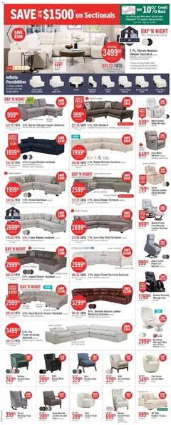 Preview of The Brick weekly flyer / circulaire from shop The Brick valid from 23.12.2025 | Page: 9 | Products: Coffee table, Table, Chair, Coffee