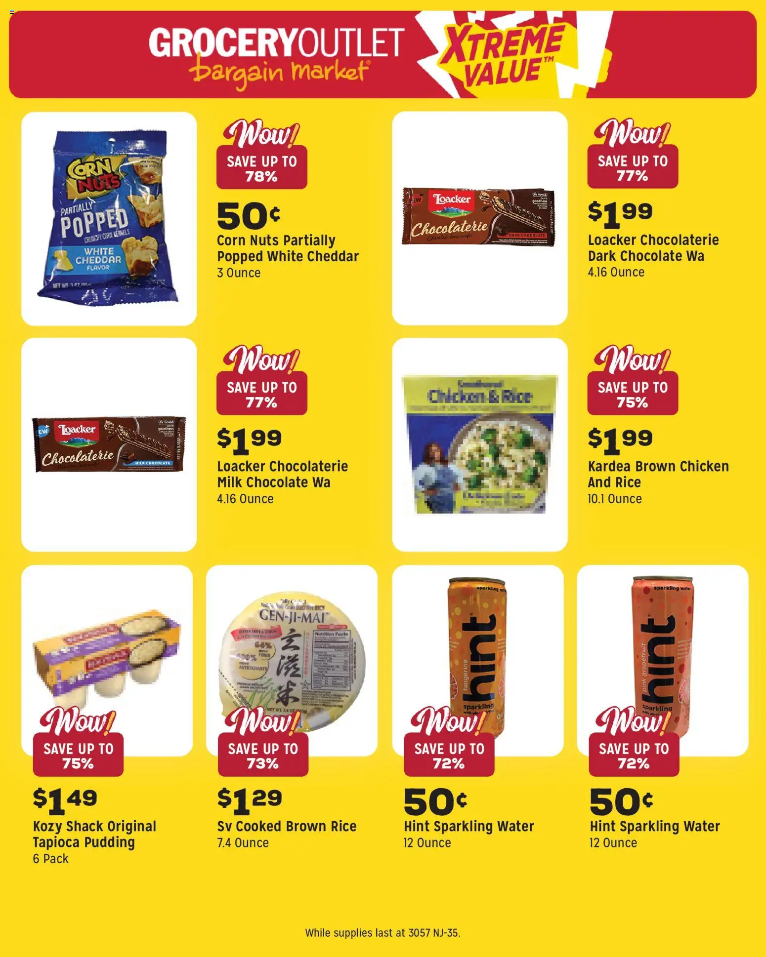 Grocery Outlet Weekly Ad - valid from 25.02.2026 | Page: 10 | Products: Corn, Milk, Rice, Water
