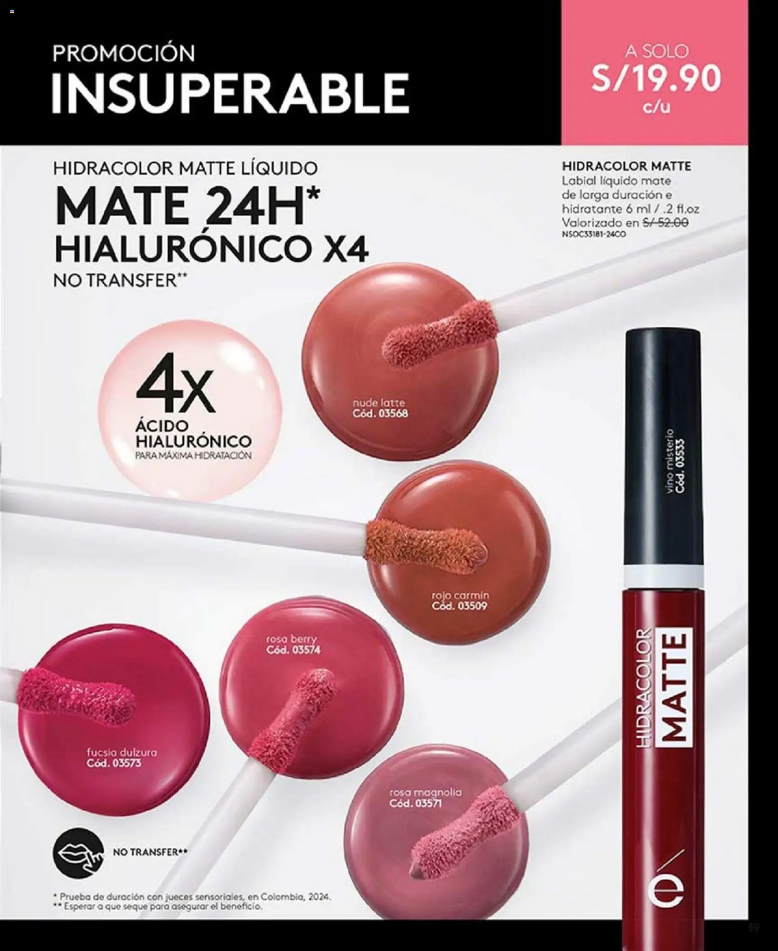 Catálogo Ésika válido desde 04.04.2026 | Página: 39 | Productos: Vino