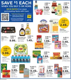 QFC Weekly Ad - valid from 20.08.2025 | Page: 4 | Products: Cheese, Tea, Salad, Sauce
