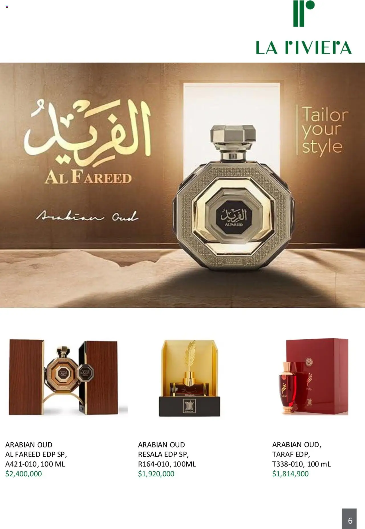 La riviera revista - valida desde el 01.10.2025 | Página: 6