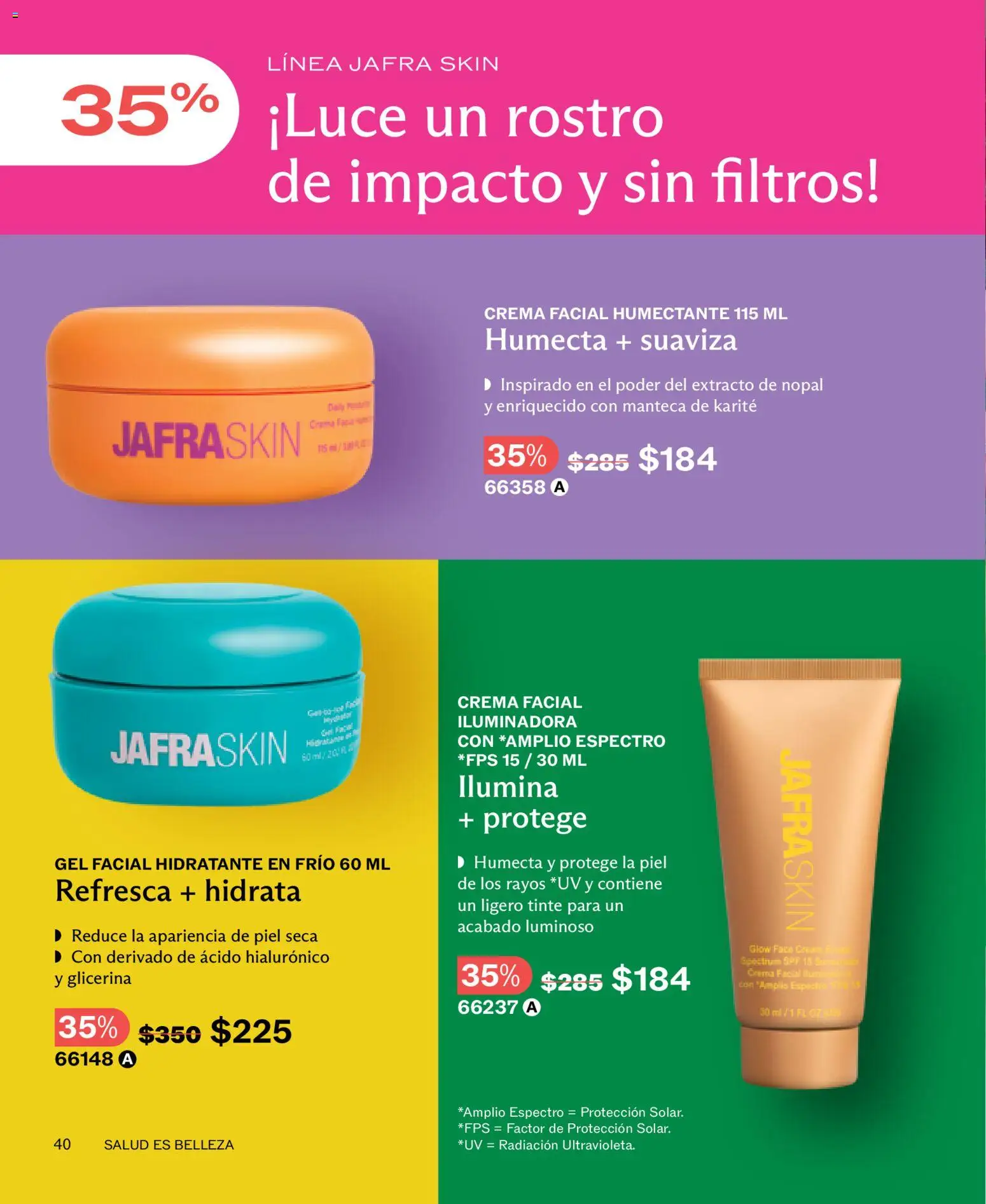 Nuevas ofertas de JAFRA válidas en toda la República Mexicana desde el 01.01.2026. ¡Encuentra las mejores ofertas en JAFRA catálogo! | Página: 40