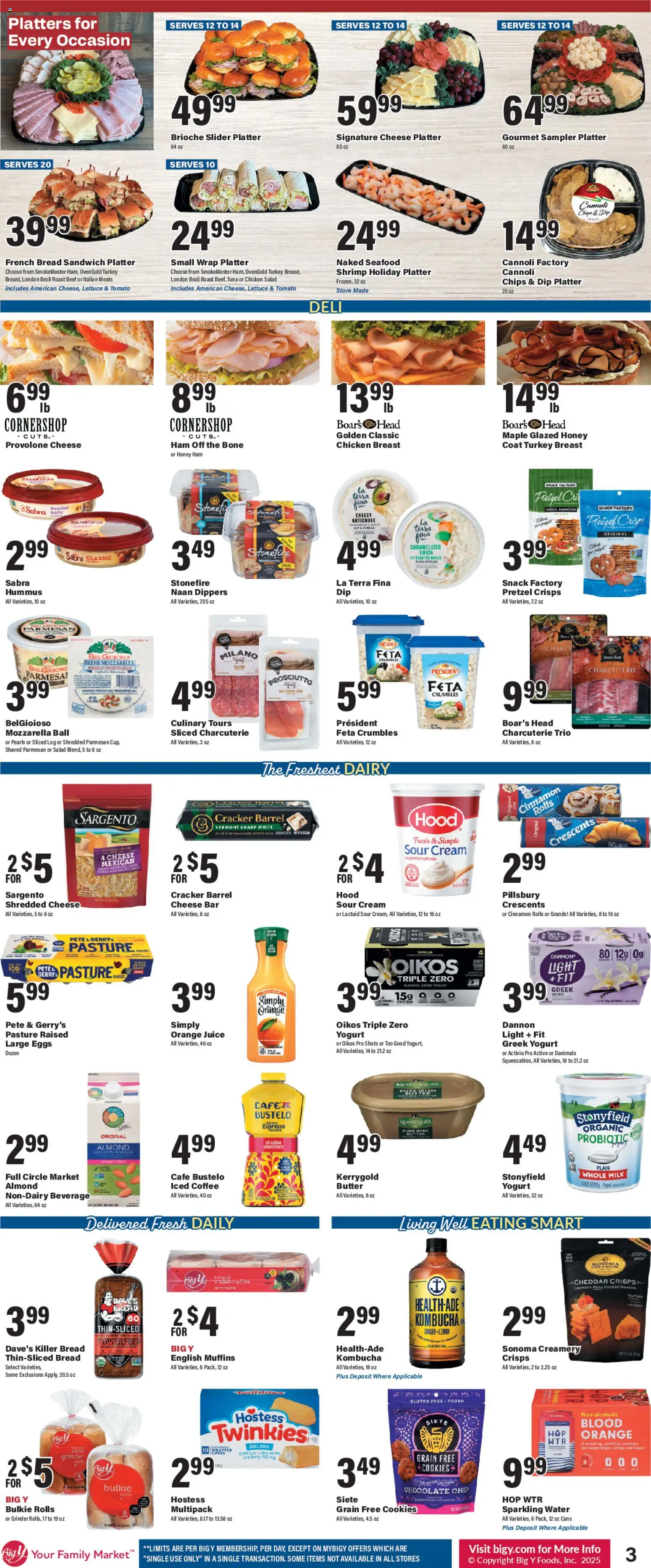 Big Y Weekly Ad - valid from 26.12.2025 | Page: 4 | Products: Bread, Chips, Coat, Water