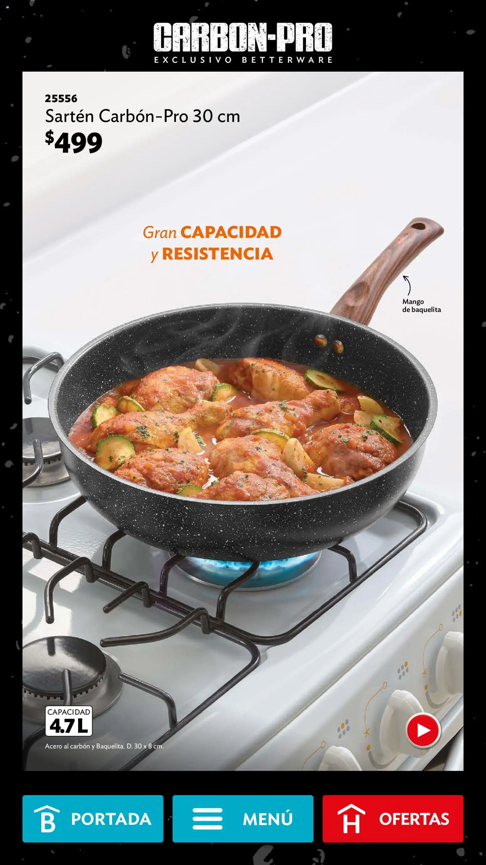 Nuevas ofertas de Betterware válidas en toda la República Mexicana desde el 02.02.2026. ¡Encuentra las mejores ofertas en Betterware campaña 2 2026! | Página: 54 | Productos: Mango, Sartén