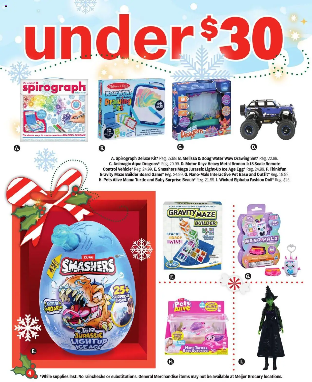 Meijer Pullout Toy - MI - valid from 08.10.2025 | Page: 4 | Products: Press, Water, Game