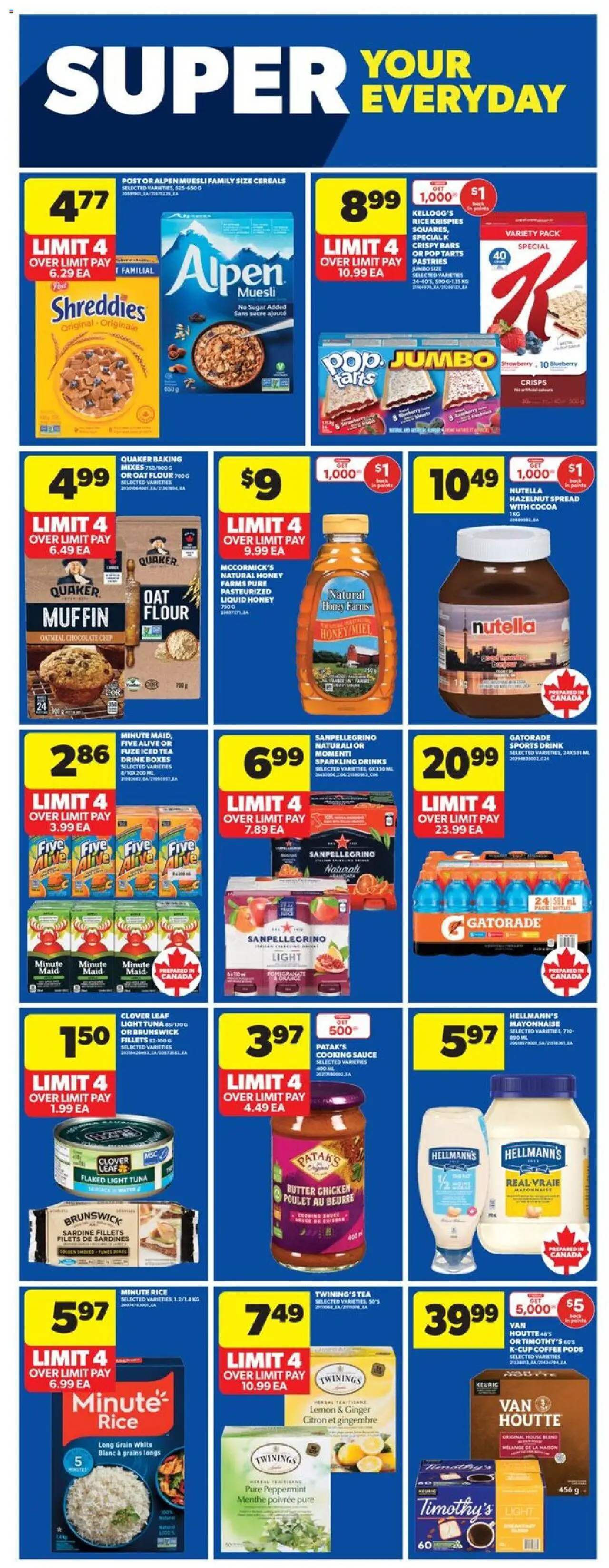 Real Canadian Superstore flyer valid from 16.10.2025 | Page: 24 | Products: Cereals, Butter, Chocolate, Chicken