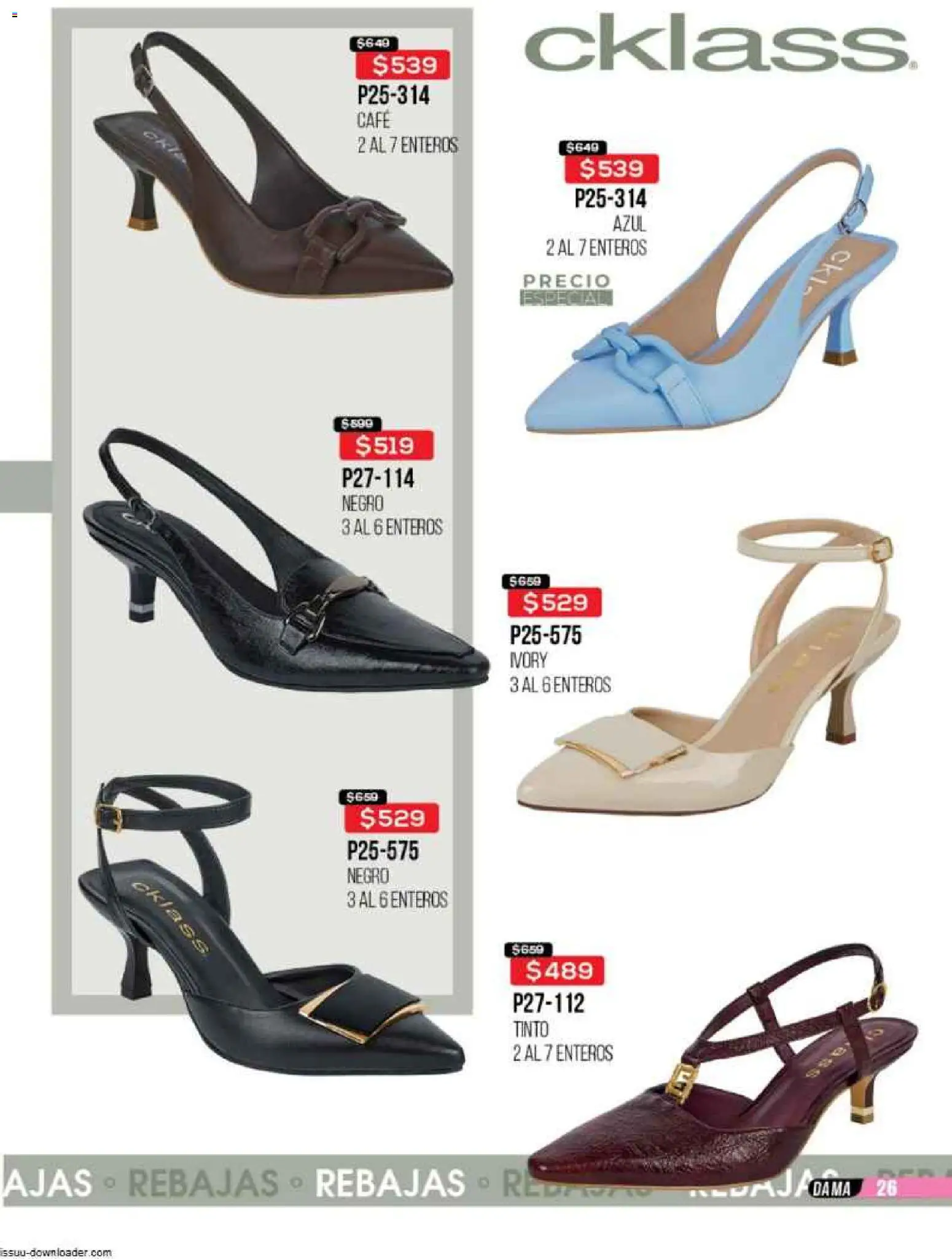 Nuevas ofertas de Cklass válidas en toda la República Mexicana desde el 31.10.2025. ¡Encuentra las mejores ofertas en Cklass catálogo Super Rebajas Ropa! | Página: 390 | Productos: Café