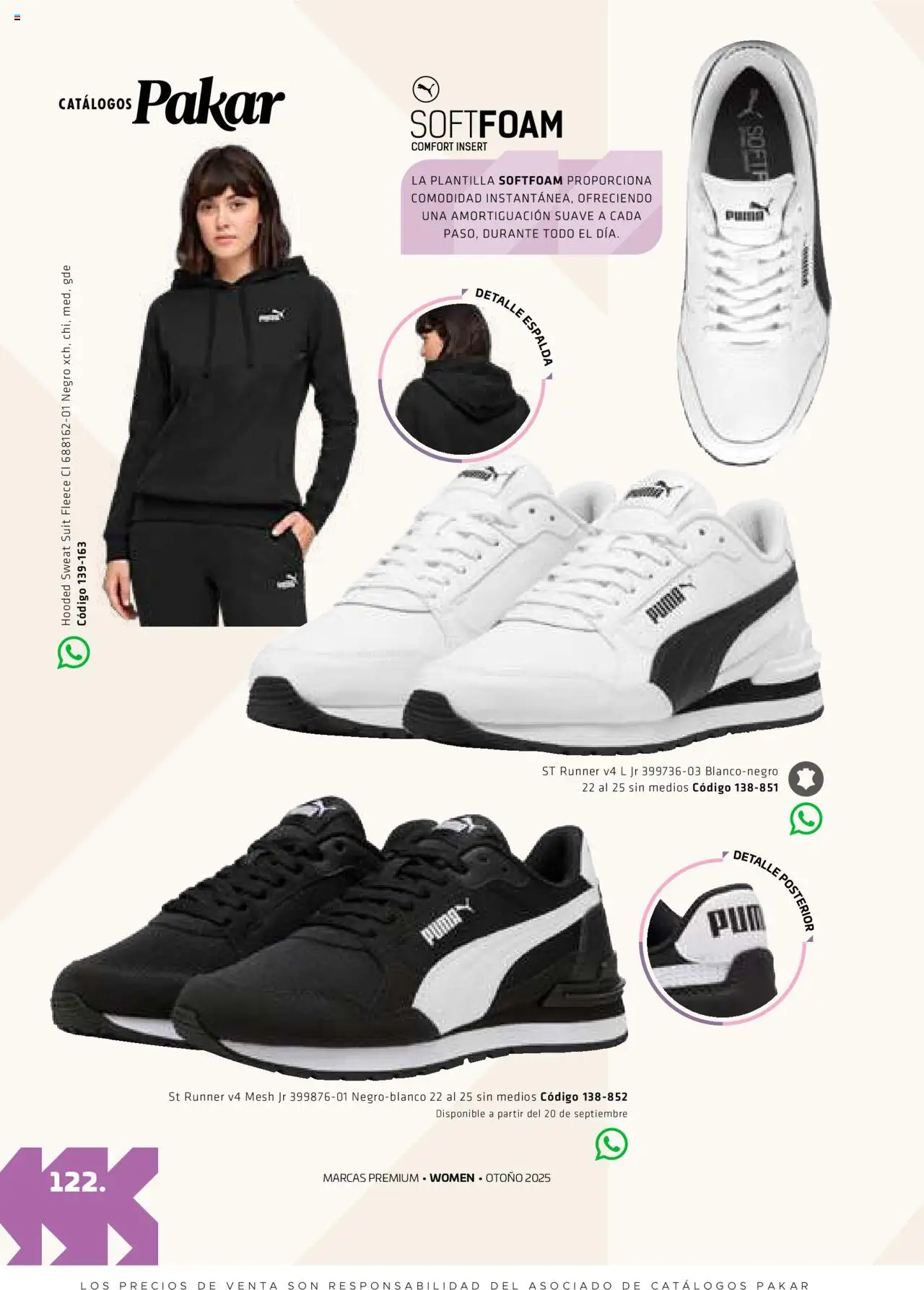 Nuevas ofertas de SC Pakar válidas en toda la República Mexicana desde el 29.08.2025. ¡Encuentra las mejores ofertas en SC Pakar - Catálogo Otoño Women! | Página: 122