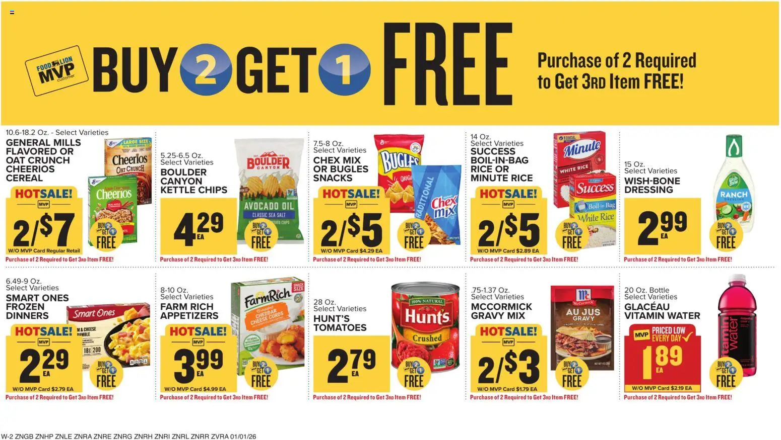 Food Lion Weekly Ad - valid from 01.01.2026 | Page: 17 | Products: Cheese, Rice, Avocado, Salt
