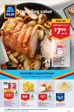 Preview of Aldi catalogue  - valid from 18.03.2026 | Page: 24 | Products: Pork, Lamb, Potatoes, Onions