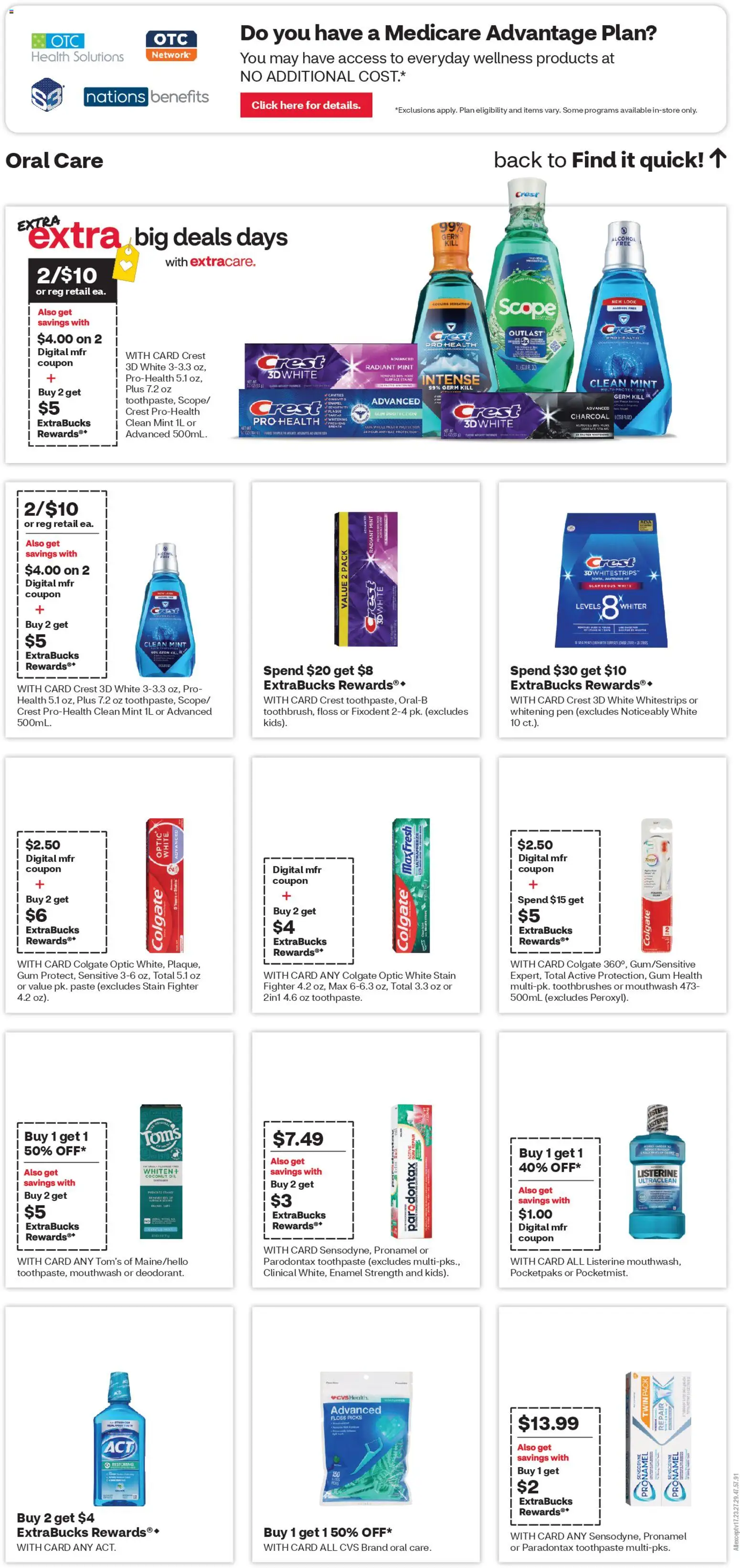 CVS Pharmacy Weekly Ad - OH - valid from 18.01.2026 | Page: 13 | Products: Coconut Oil, Pen, Toothpaste, Mouthwash