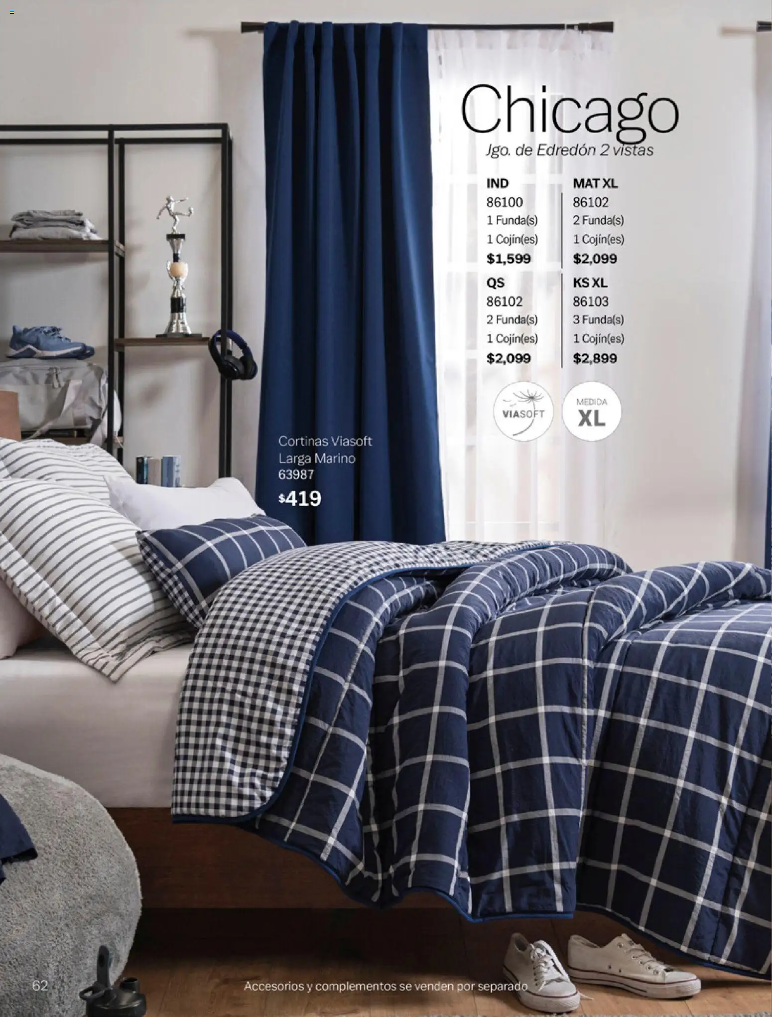 Nuevas ofertas de Vianney válidas en toda la República Mexicana desde el 06.03.2026. ¡Encuentra las mejores ofertas en Vianney catálogo Tu hogar, nuestra pasión! | Página: 64 | Productos: Cortinas