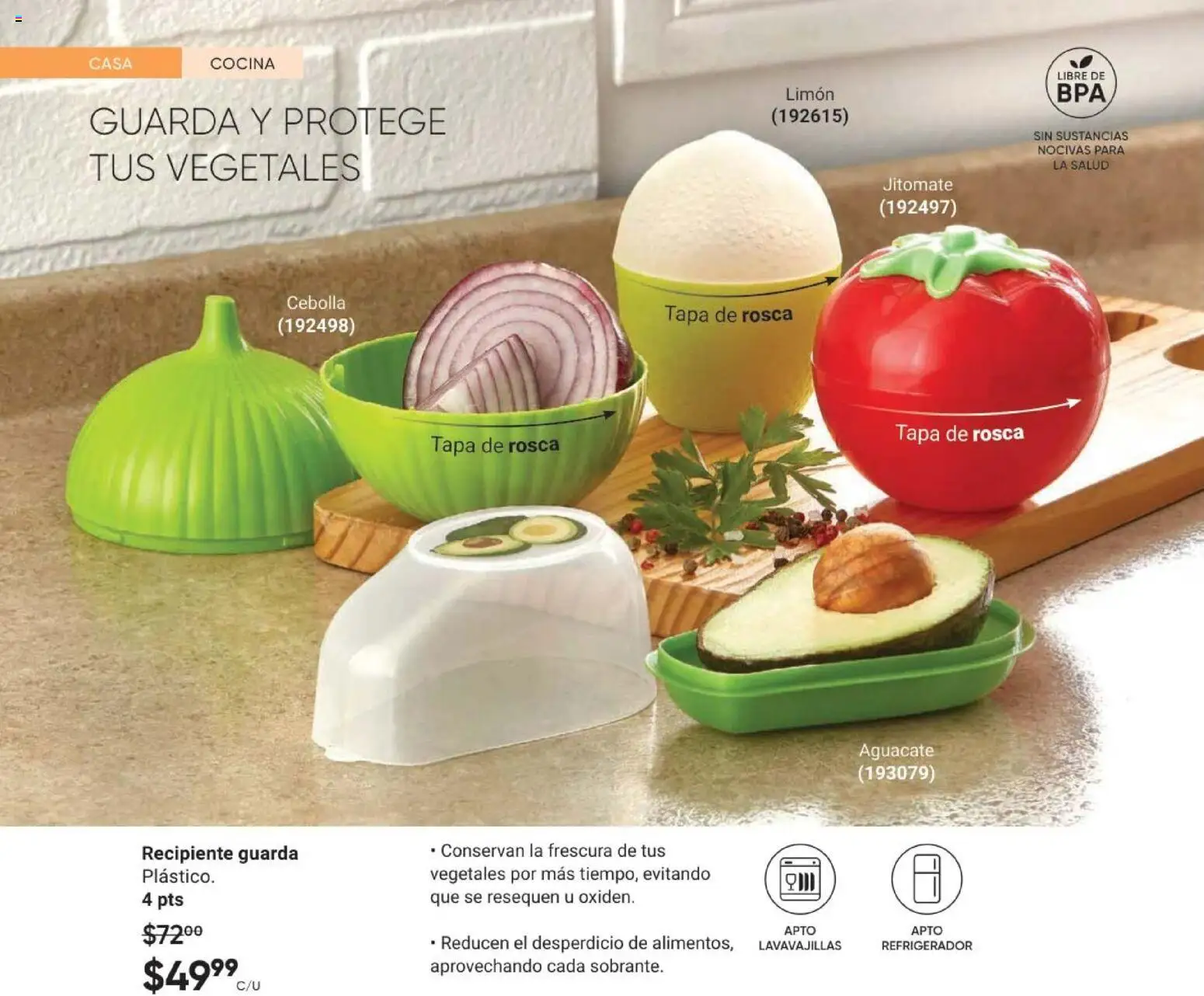 Nuevas ofertas de AVON válidas en toda la República Mexicana desde el 28.11.2025. ¡Encuentra las mejores ofertas en AVON Casa & Estilo 18 2025! | Página: 52 | Productos: Refrigerador, Limón, Aguacate, Lavavajillas