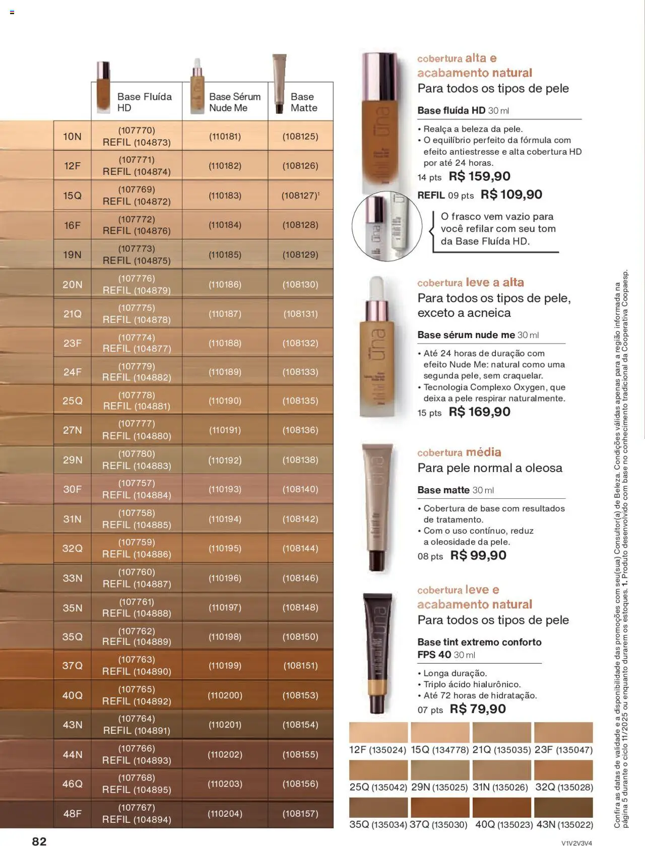 Natura Folheto - válido de 15.06.2025 | Página: 82 | Produtos: Base, Sérum