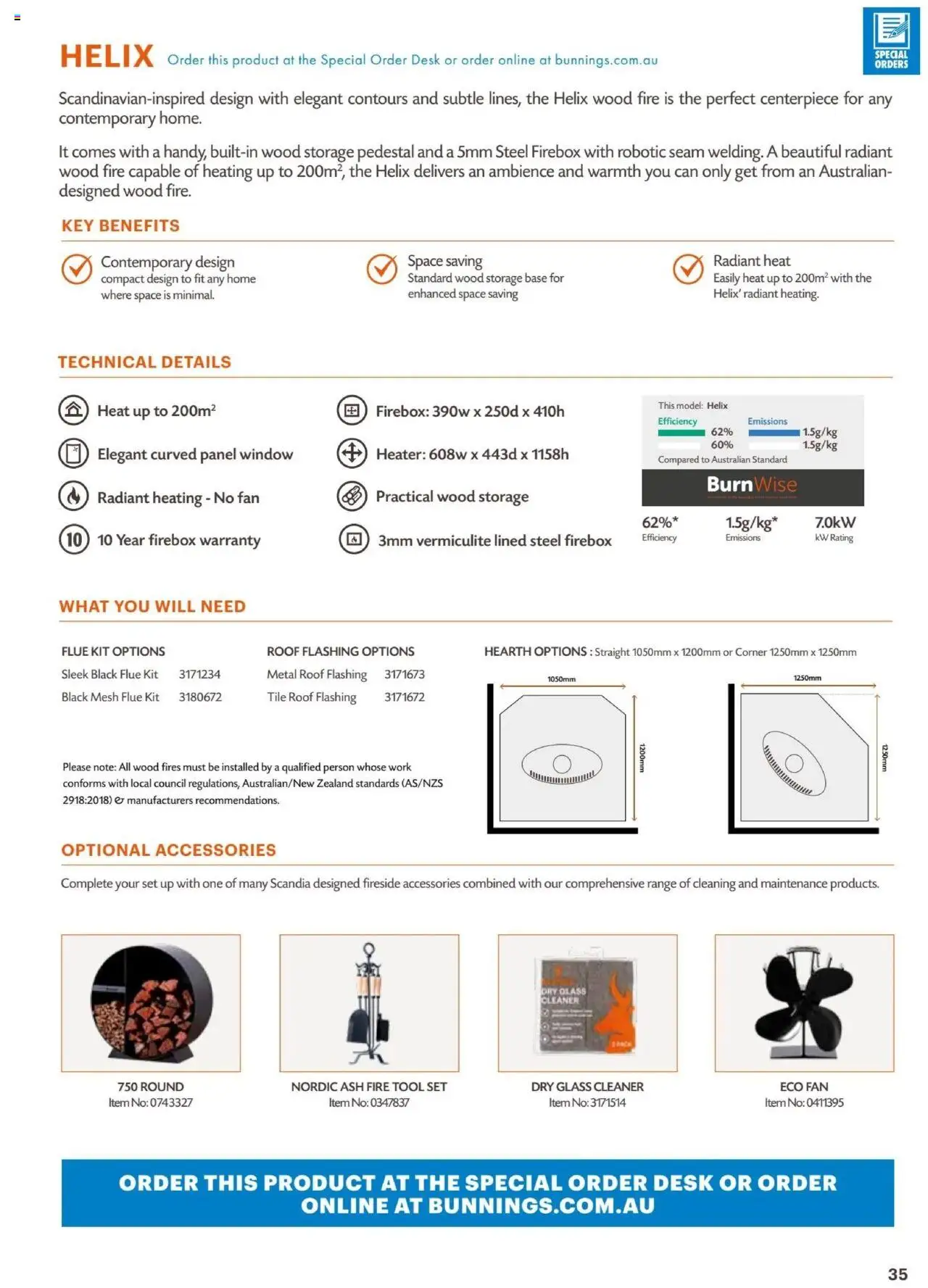 Bunnings Warehouse catalogue - valid from 31.03.2025 | Page: 35 | Products: Desk, Heater, Cleaner, Wood