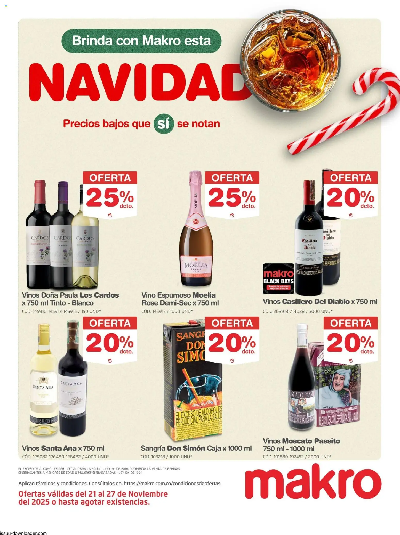 Makro revista - valida desde el 21.11.2025 | Página: 2 | Productos: Caja, Vino, Tintura