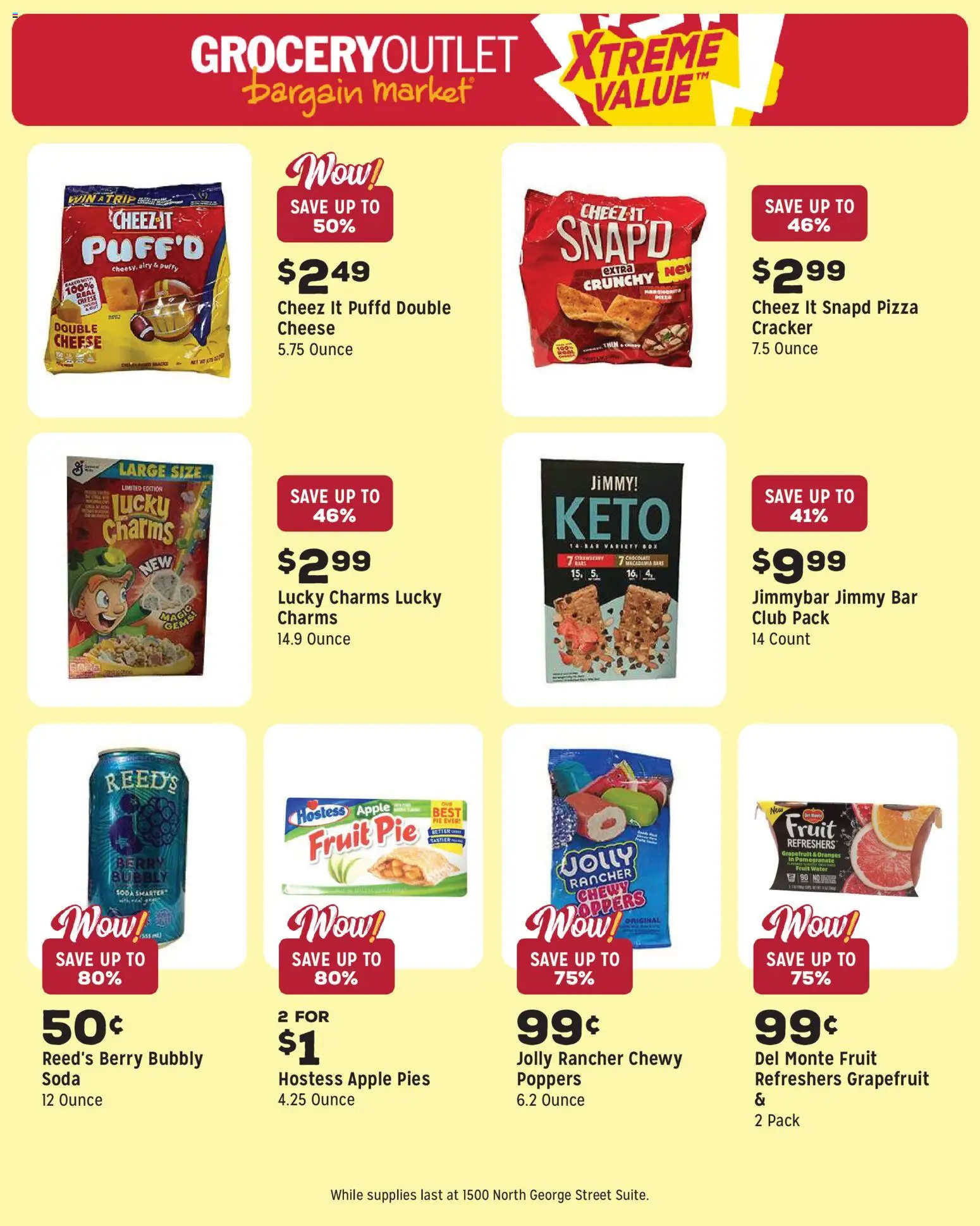 Grocery Outlet Weekly Ad - PA - valid from 29.04.2026 | Page: 10 | Products: Pizza, Grapefruit, Water, Toppers