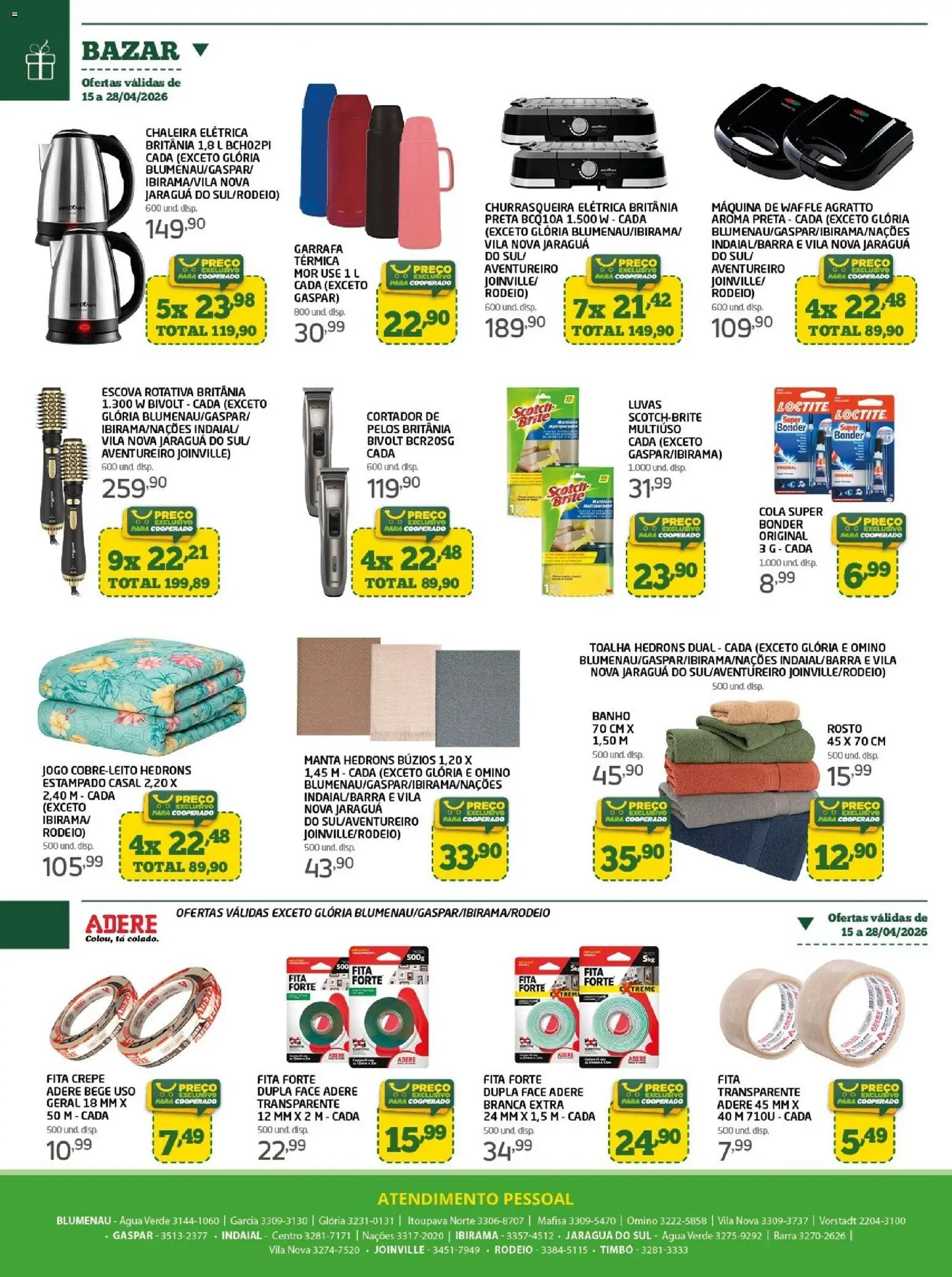 Cooper Folheto - válido de 15.04.2026 | Página: 16 | Produtos: Máquina de waffle, Escova, Cola, Escova rotativa