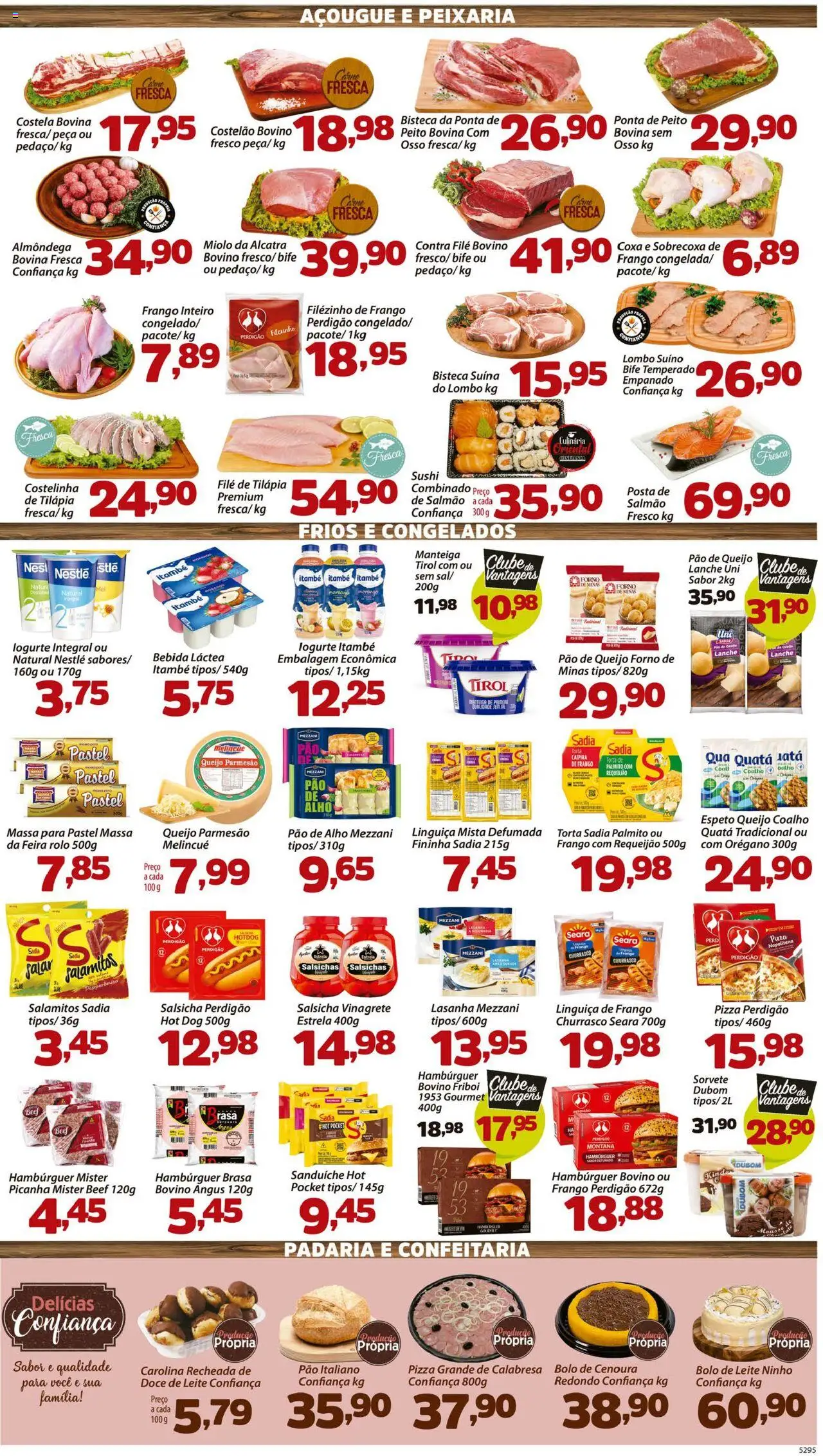 Confiança Folheto - válido de 25.07.2025 | Página: 3 | Produtos: Forno, Linguiça, Pizza, Parmesão