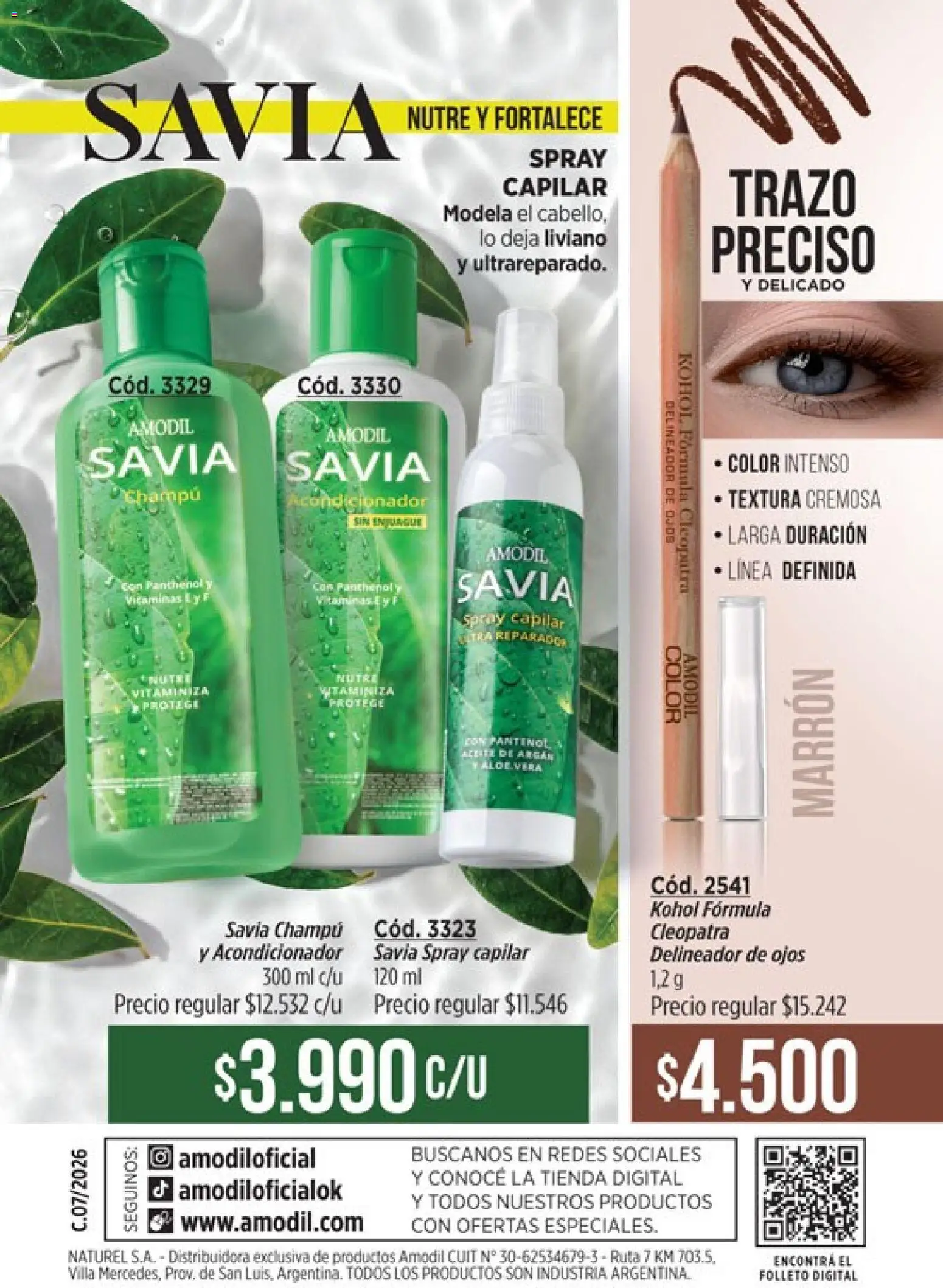 modil - Campaña 7 │ válido desde el 20.03.2026 | Página: 164 | Productos: Vitaminas, Delineador de ojos, Delineador, Acondicionador