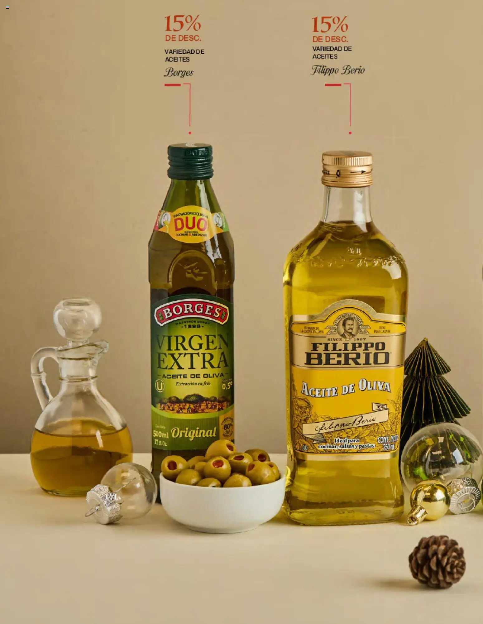 Nuevas ofertas de Alsuper válidas en toda la República Mexicana desde el 25.11.2025. ¡Encuentra las mejores ofertas en Alsuper folleto Gourmet Chihuauha Estado! | Página: 16 | Productos: Aceite de oliva, Aceite