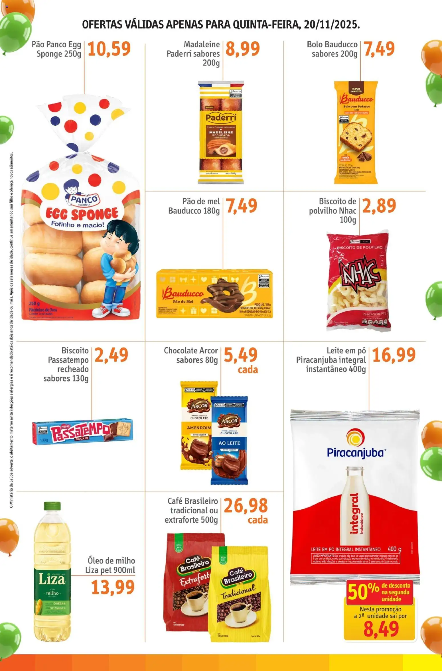 Sonda Folheto - válido de 20.11.2025 | Página: 3 | Produtos: Ovos, Pão, Chocolate, Bolo