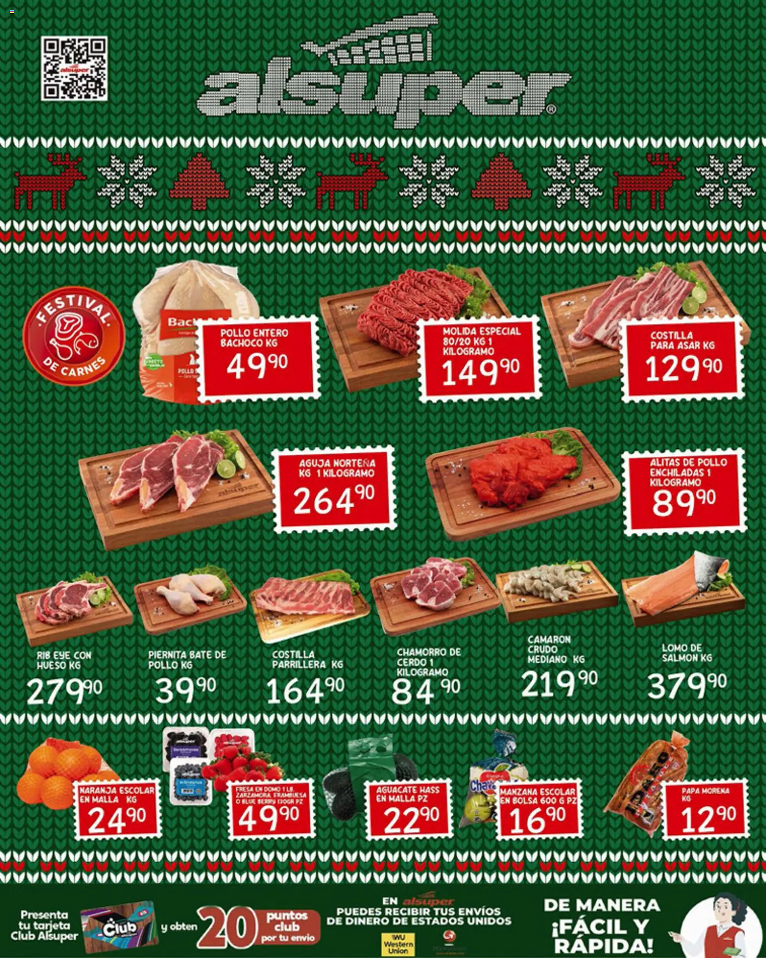 Nuevas ofertas de Alsuper válidas en toda la República Mexicana desde el 19.12.2025. ¡Encuentra las mejores ofertas en Alsuper folleto Saltillo! | Página: 8 | Productos: Fresa, Papa, Cerdo, Malla