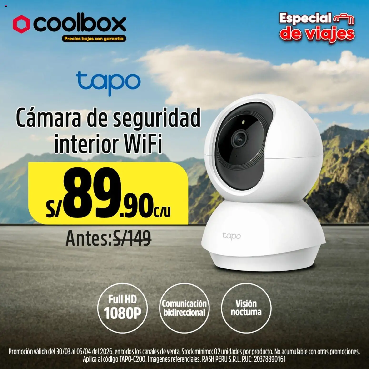 Catálogo Coolbox válido desde 30.03.2026 | Página: 6 | Productos: Cámara