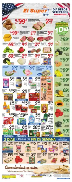 Preview of El Super weekly ads valid from 05.11.2025