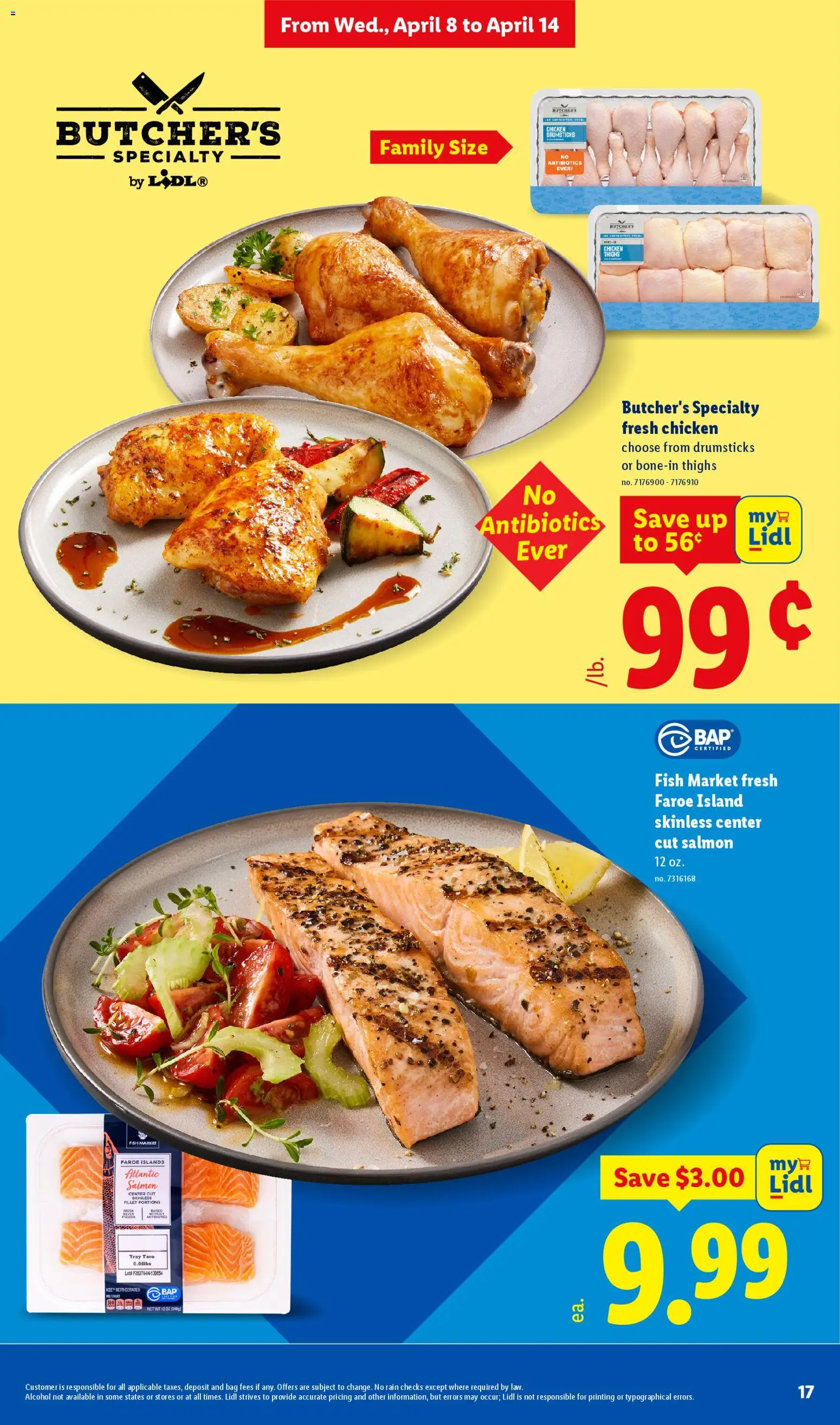 Lidl Weekly Ad - valid from 08.04.2026 | Page: 17 | Products: Fish, Bag