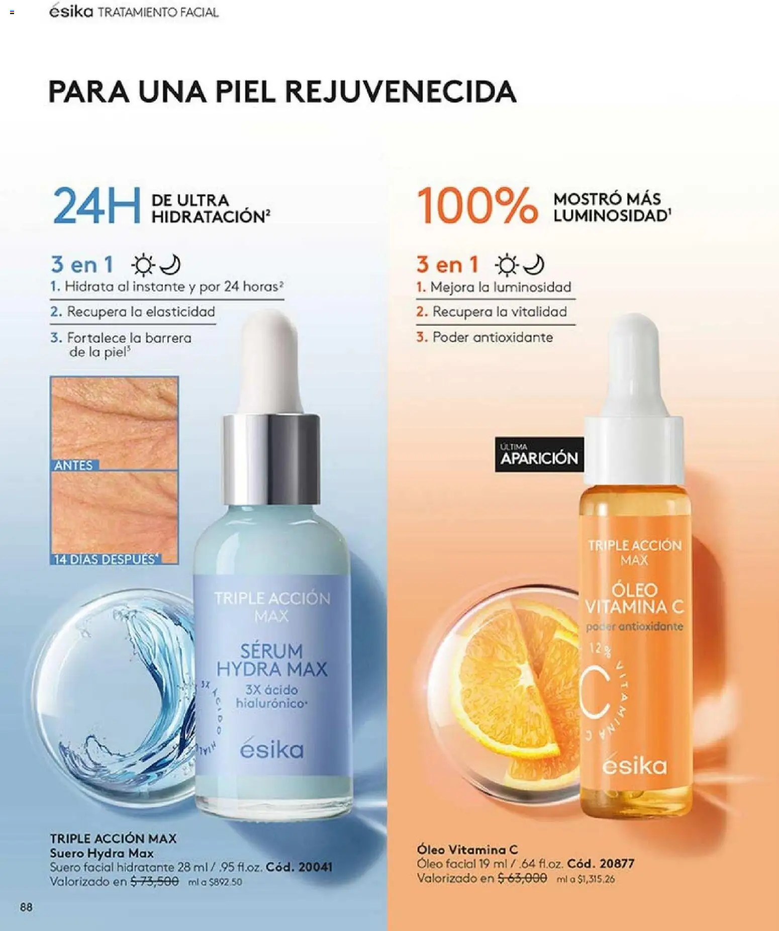 Ésika revista - valida desde el 01.03.2026 | Página: 85 | Productos: Serum