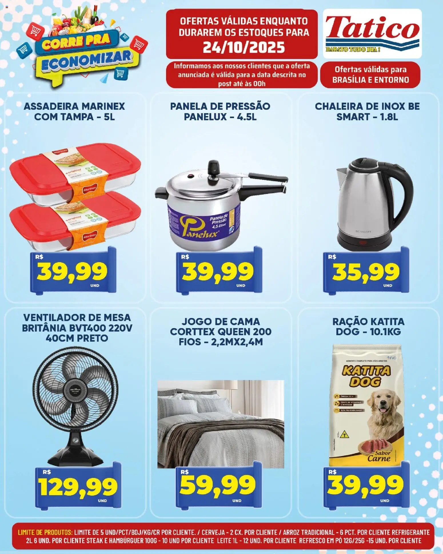 Tatico Folheto - válido de 24.10.2025 | Página: 18 | Produtos: Ventilador, Pó, Jogo de cama, Carne