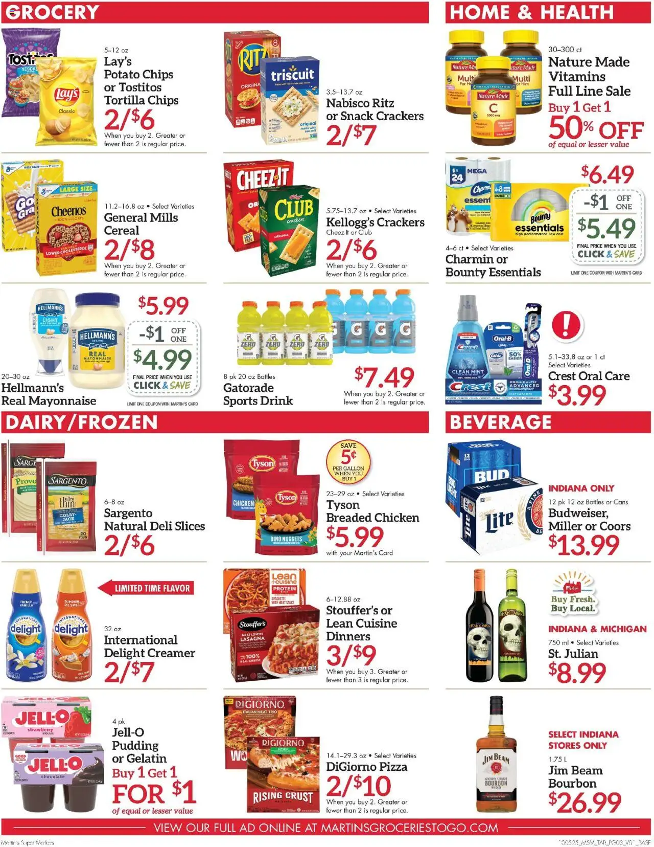 Martin’s Weekly Ad - valid from 05.10.2025 | Page: 3 | Products: Chocolate, Bourbon, Chips, Pumpkin