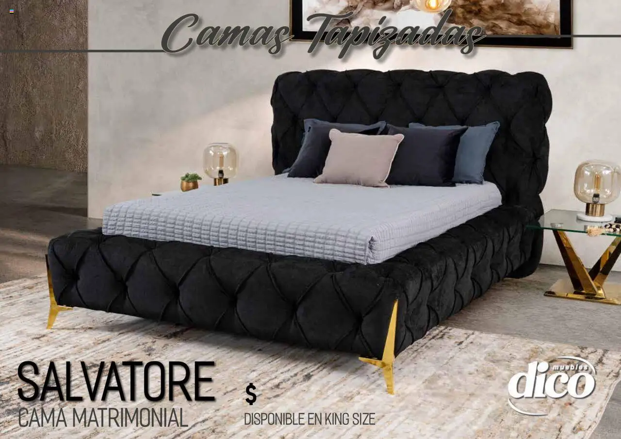 Nuevas ofertas de Muebles Dico válidas en toda la República Mexicana desde el 25.09.2025. ¡Encuentra las mejores ofertas en Muebles Dico - Catálogo Camas Topazidas! | Página: 38 | Productos: Cama