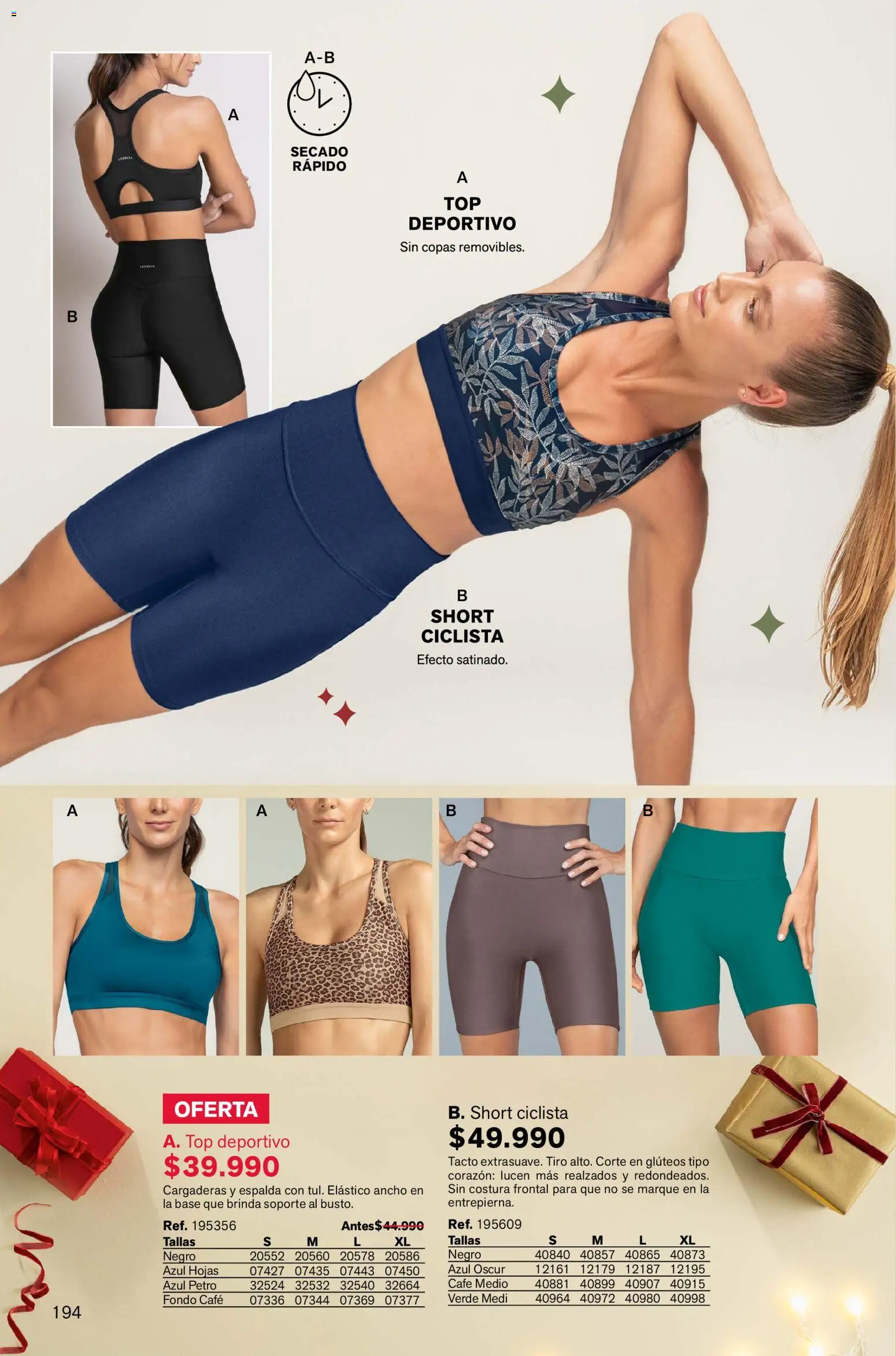 Leonisa revista - valida desde el 13.11.2025 | Página: 194 | Productos: Short, Top, Café