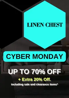 Preview of Linen Chest Cyber Monday from shop Linen Chest valid from 01.12.2025