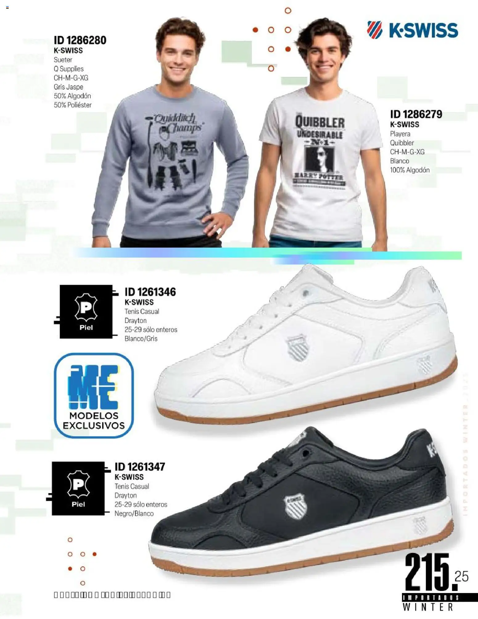 Nuevas ofertas de Price Shoes válidas en toda la República Mexicana desde el 11.11.2025. ¡Encuentra las mejores ofertas en Price Shoes catálogo Importados Winter 2025  ! | Página: 215 | Productos: Suéter, Tenis, Algodón, Playera