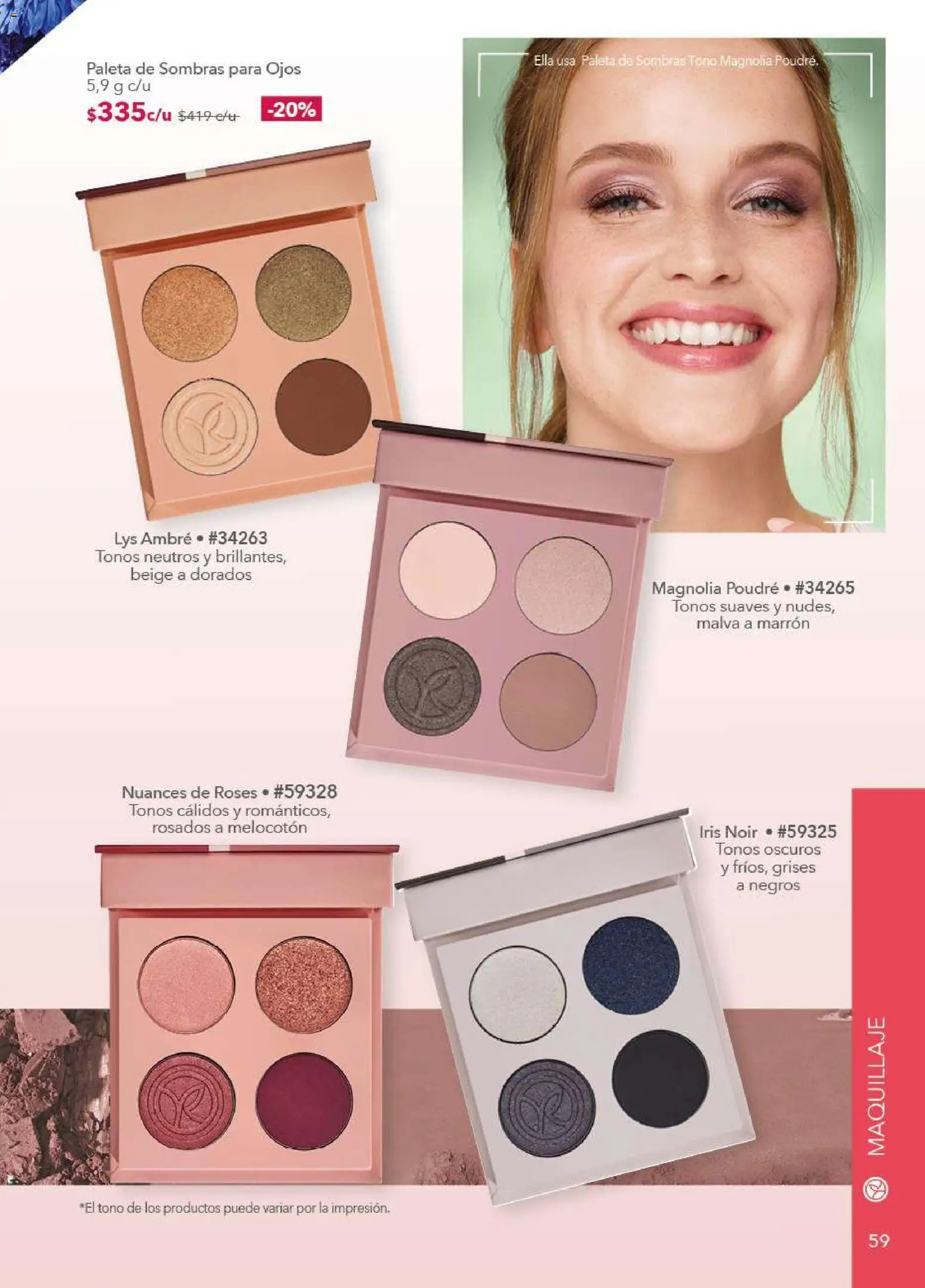 Nuevas ofertas de Yves Rocher válidas en toda la República Mexicana desde el 09.12.2025. ¡Encuentra las mejores ofertas en Yves Rocher campaña 17 2025! | Página: 59 | Productos: Paleta, Maquillaje