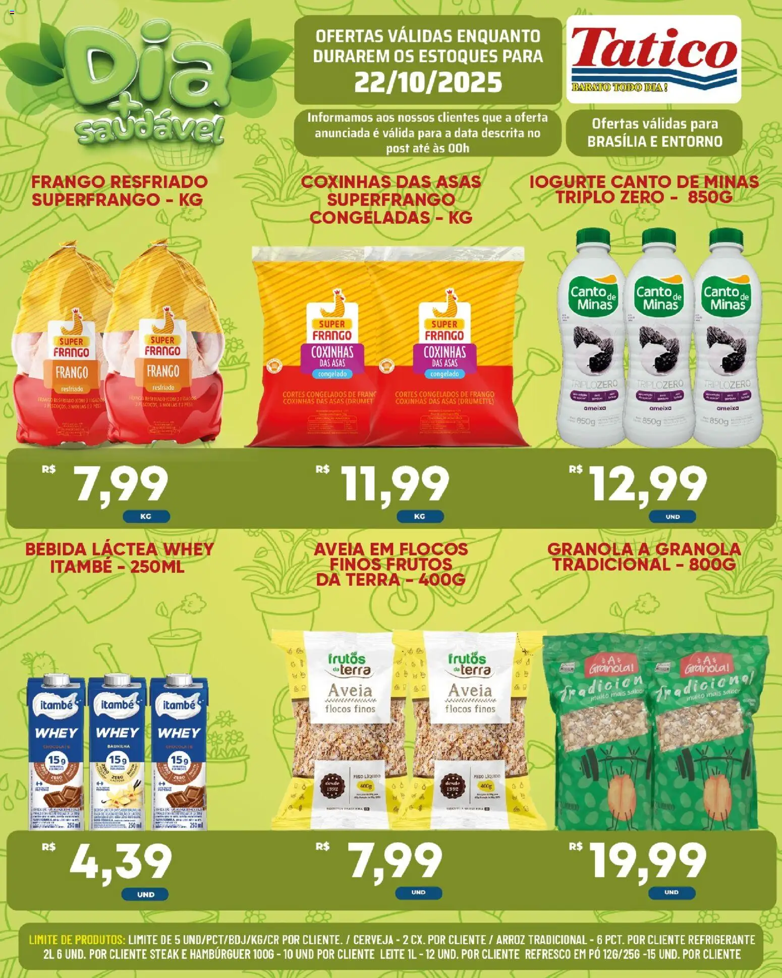 Tatico Folheto - válido de 23.10.2025 | Página: 7 | Produtos: Pó, Chocolate, Granola, Aveia