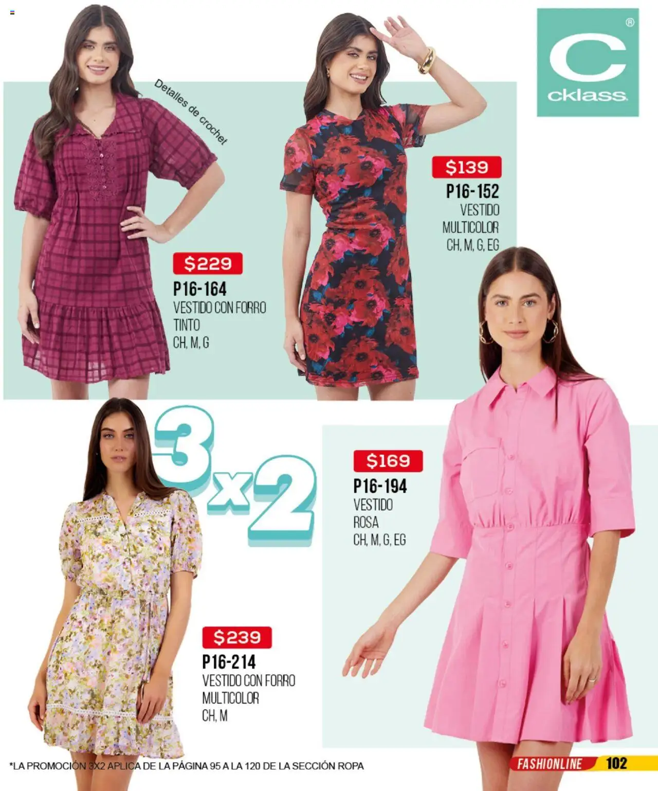 Nuevas ofertas de Cklass válidas en toda la República Mexicana desde el 13.08.2025. ¡Encuentra las mejores ofertas en Cklass - Catálogo Remate Total Ropa! | Página: 103 | Productos: Ropa, Vestido