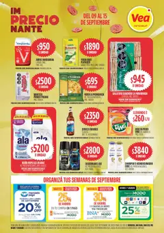 Vista previa Vea - Ofertas imPRECIOnante válido desde el 09.09.2025